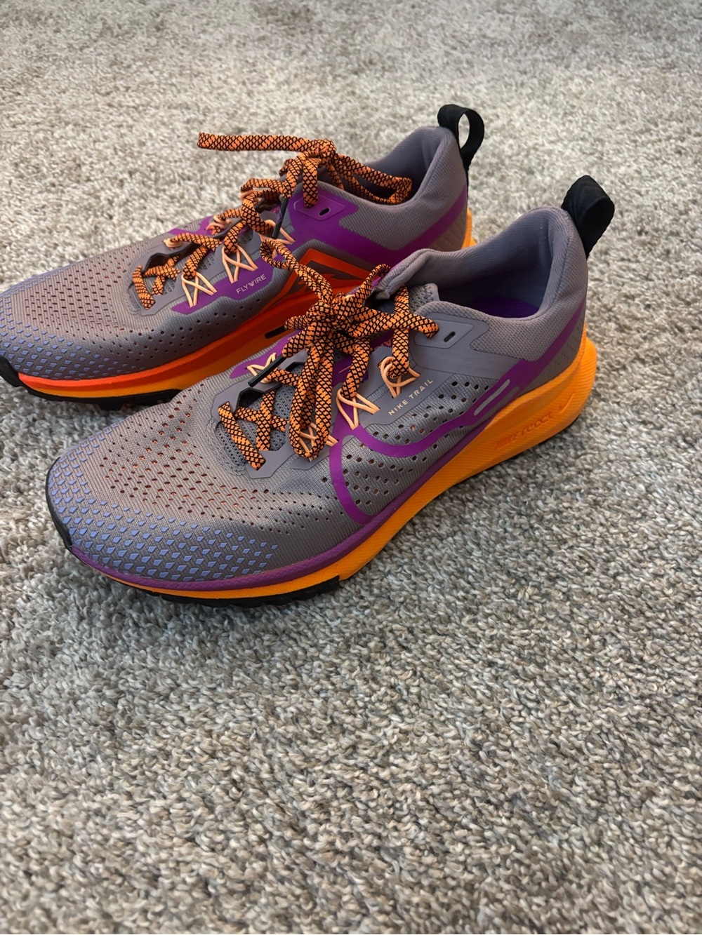 Nike Women’s React Pegasus Trail 4 “Purple Smoke Total Orange”